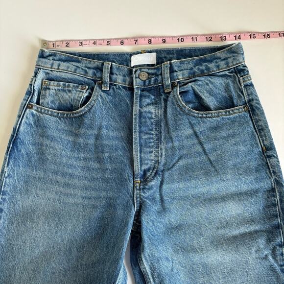 Revolve Boyish The Billy Conversation Blue Denim Stretch Skinny Jeans Size 27 - Picture 4 of 11